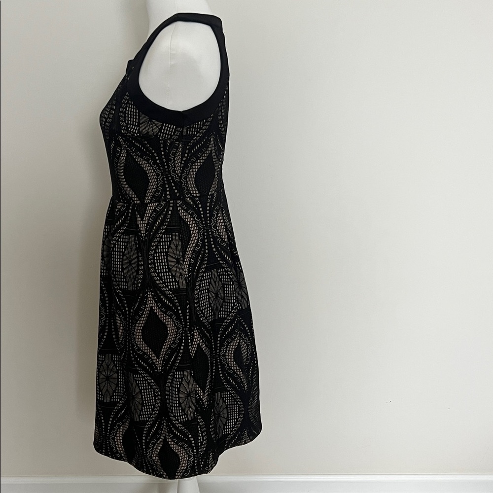 Enfocus Studio Elegant Black Patterned Dress - image 2
